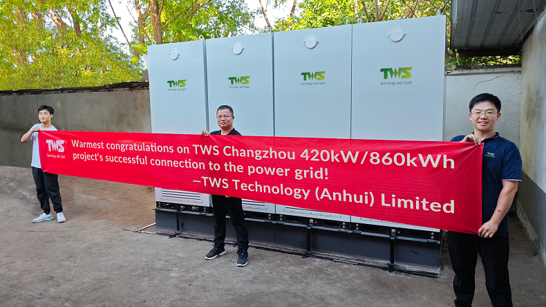 TWS Energy Storage Project Case Series 4: TWS Anhui Joins Hands with Changzhou Machinery Manufacturing Enterprise to Pave the Way for Green Transformation